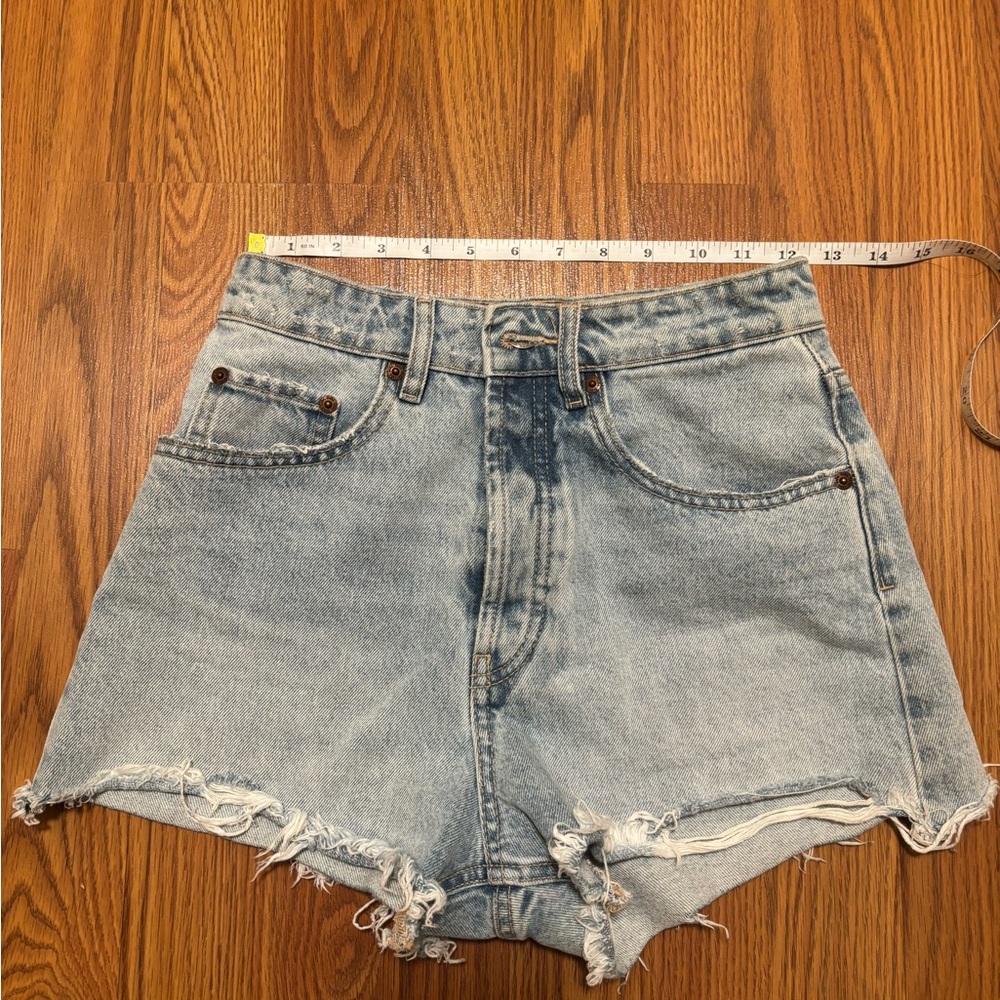 Zara Denim High-Waisted Women Shorts